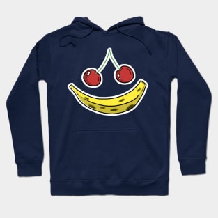 Banana Cherry Smiley Face Hoodie